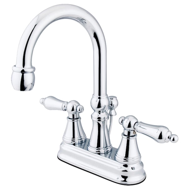 4" Centerset Bathroom Faucet, Chrome